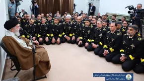 فرماندهان نیروی دریایی ارتش با رهبر معظم انقلاب دیدار کردند (۷ آذر ۱۴۰۳)
