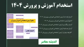 سامانه استخدام آموزش و پرورش 1404| دانلود نمونه سوالات عمومی و تخصصی استخدام آموزش و پرورش+ اعلام زمان ثبت نام سال ۱۴۰۴