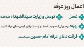 تسبیحات عشر شب عرفه چیست ؟