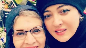 نیکی کریمی با چادر در سن 21 سالگی در کنار خسرو شکیبایی  + عکس و بیوگرافی نیکی کریمی