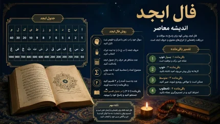 فال ابجد امروز دوشنبه 15 تیر 1405 | فال ابجد متولدین فروردین تا اسفند | تعبیر کامل طالع، شانس و اتفاقات امروز