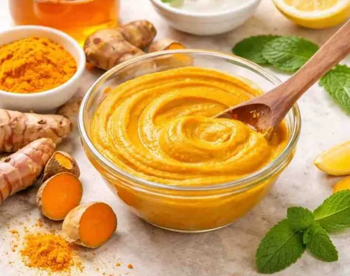 ۳ ماسک خانگی با زردچوبه برای پوستی شفاف و درخشان | خاصیت ضدالتهابی و لکه‌ بر؛ زردچوبه را با ماست، عسل یا آرد نخود ترکیب کنید / ماسک‌هایی ساده و مؤثر برای جوش، لک و روشن‌شدن پوست صورت؛ در خانه درست کنید و معجزه‌اش را ببینید