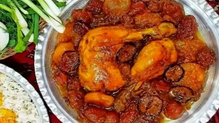 طرز تهیه مرغ ترش شمالی، خورش محبوب گیلان و مازندران / از سبزی معطر و رب انار تا گردو و آبغوره؛ ۲ روش اصیل و مرحله به مرحله برای یک غذای جاافتاده و خوشعطر