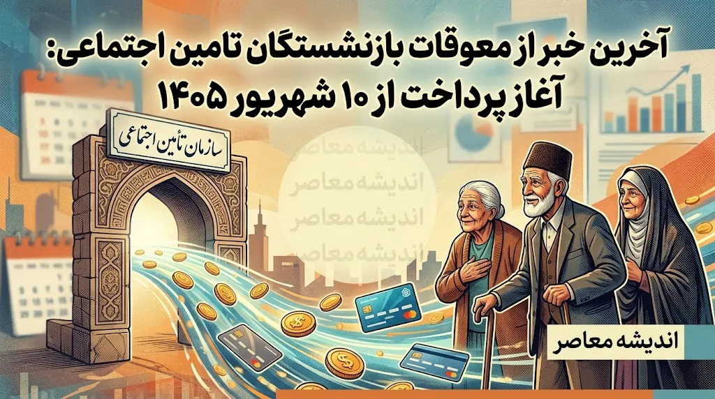 آخرین خبر از معوقات بازنشستگان تامین اجتماعی در 23 مرداد 1405 | زمان واریز مابه التفاوت حقوق فروردین و اردیبهشت ۱۴۰۵ مشخص شد؟