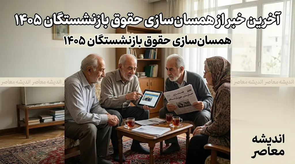 آخرین خبر از همسان سازی حقوق بازنشستگان ۱۴۰۵؛ مرحله سوم متناسب سازی اجرا شد؟ | جزئیات افزایش حقوق و زمان پرداخت معوقات