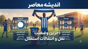 آخرین خبرهای نقل و انتقالاتی استقلال در 11 مرداد 1405 | خریدهای جدید و وضعیت بمب نقل و انتقالاتی آبی ها | آخرین اخبار جذب و جدایی بازیکنان استقلال
