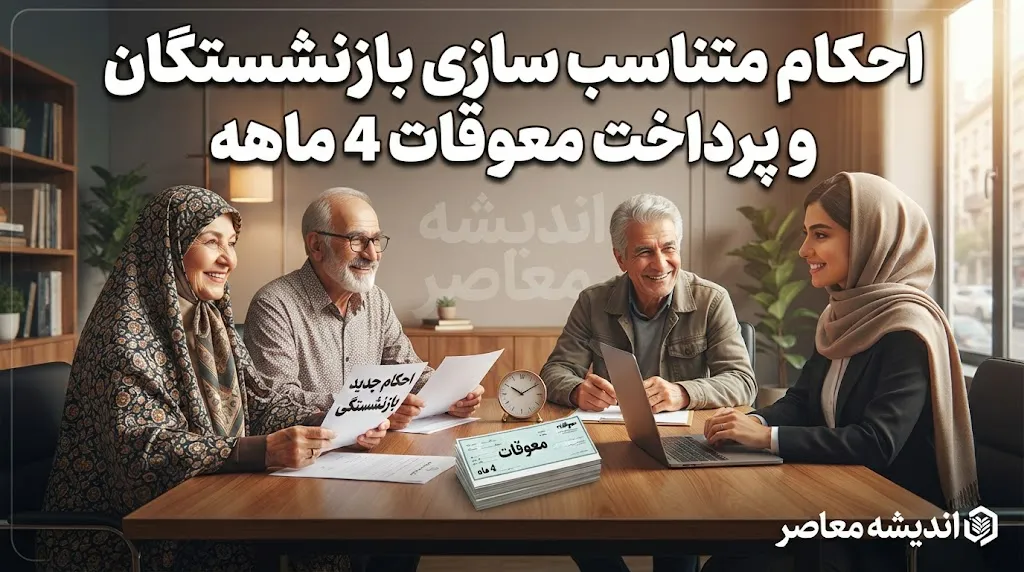 صدور احکام متناسب سازی بازنشستگان و پرداخت معوقات ۴ ماهه؛ آخرین اخبار و جزئیات کامل+ جدول خلاصه وضعیت احکام متناسب سازی و معوقات بازنشستگان
