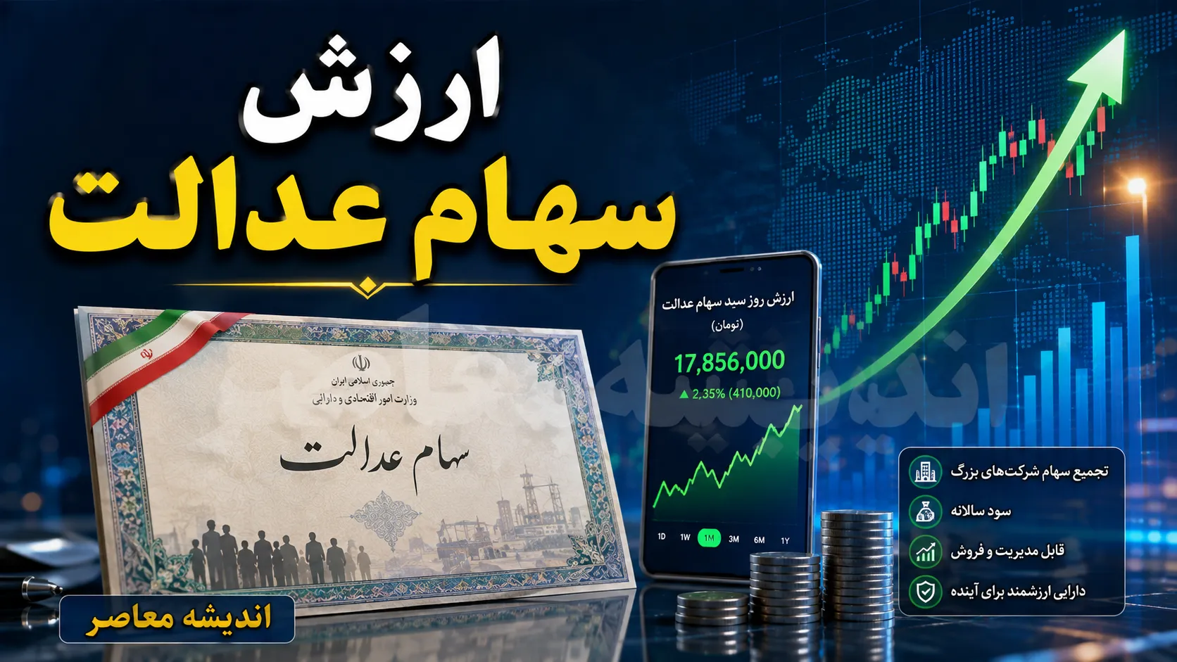 آخرین خبر از ارزش سهام عدالت در مرداد ۱۴۰۵؛ ارزش سهام عدالت ۵۳۲ هزار تومانی چقدر شد؟