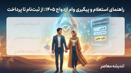 استعلام وام ازدواج ۱۴۰۵ | راهنمای کامل پیگیری وام ازدواج با کد رهگیری و مشاهده وضعیت درخواست