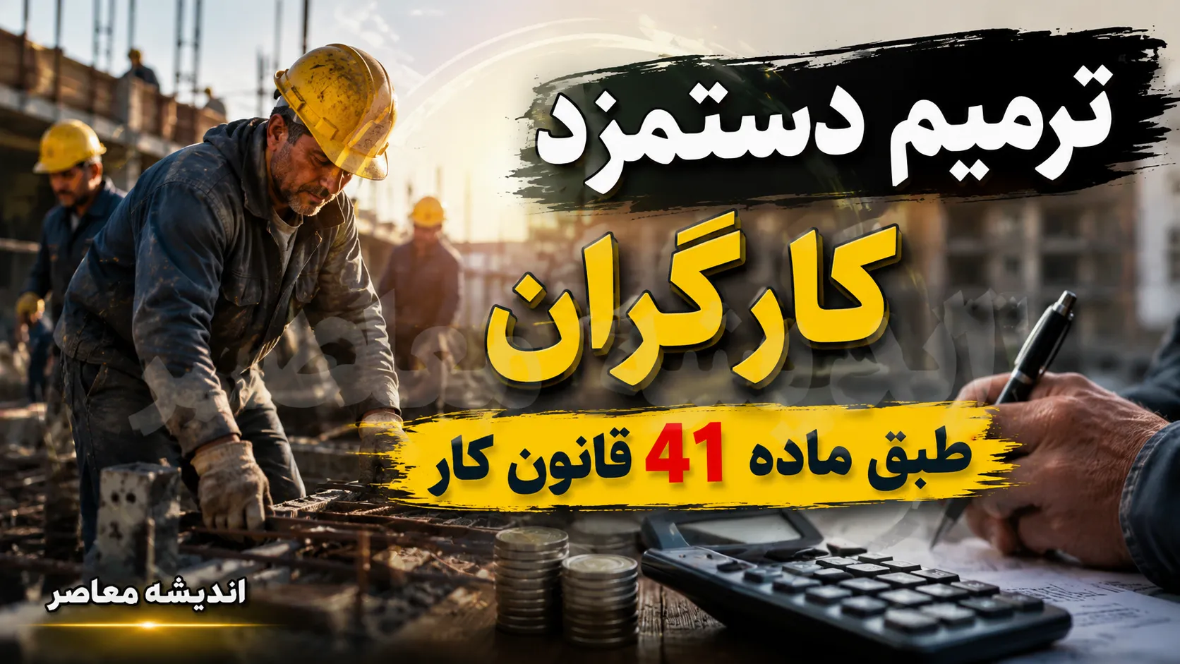 ترمیم دستمزد کارگران طبق ماده ۴۱ قانون کار | آیا حقوق کارگران در سال ۱۴۰۵ دوباره افزایش می یابد؟ | آخرین خبر از ترمیم مزد و قدرت خرید کارگران
