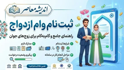 ثبت‌نام وام ازدواج ۱۴۰۵؛ مبلغ، شرایط و لینک سامانه ثبت‌نام