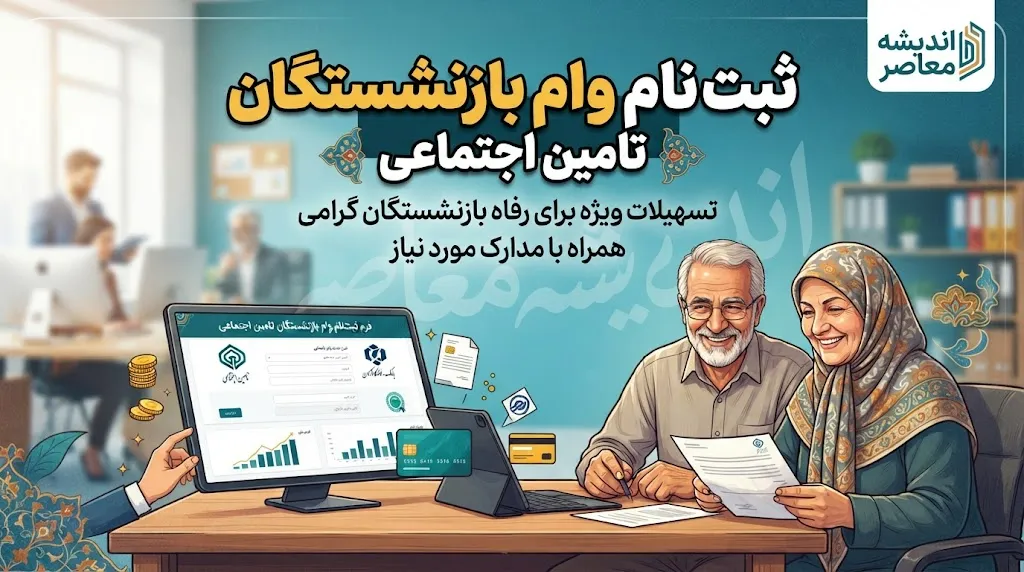 ثبت نام وام بازنشستگان تامین اجتماعی؛ راهنمای کامل شرایط، مبلغ و نحوه اقدام+جدول مشخصات وام ۶۰ میلیون تومانی بازنشستگان تامین اجتماعی