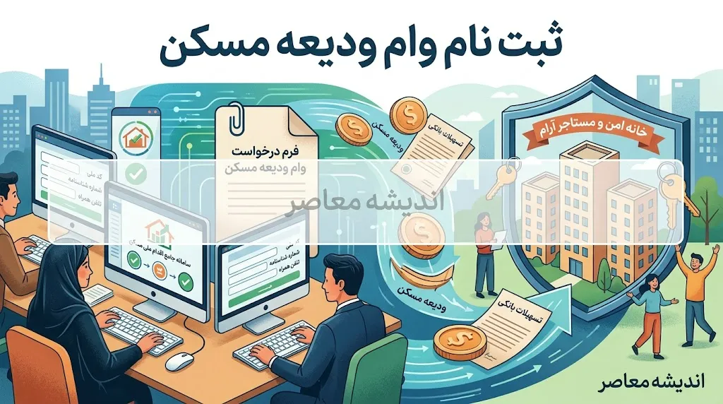 شرایط وام ودیعه مسکن ۱۴۰۵ اعلام شد؛ جدول مبالغ و اقساط + نحوه ثبت‌نام در saman.mrud.ir