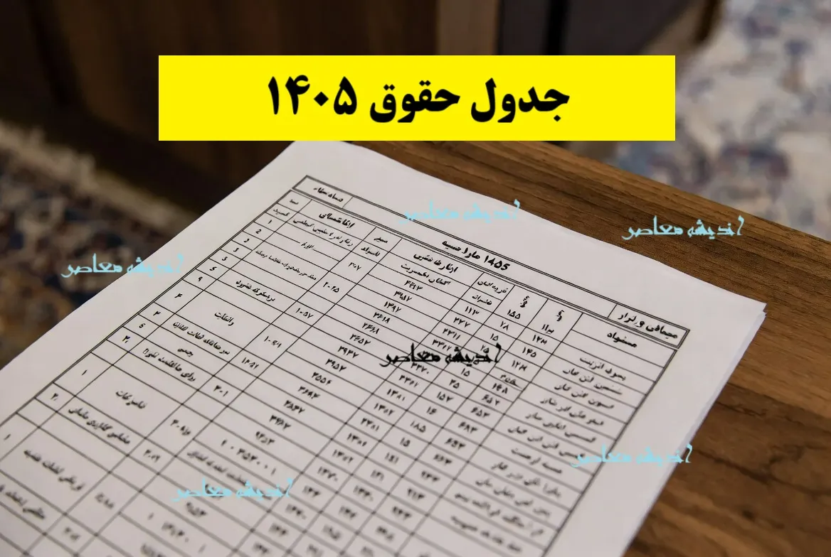 جدول حقوق پایه ۱۴۰۵ کارگران و کارمندان؛ از افزایش ۶۰ درصدی حداقل دستمزد تا فرمول پلکانی معکوس