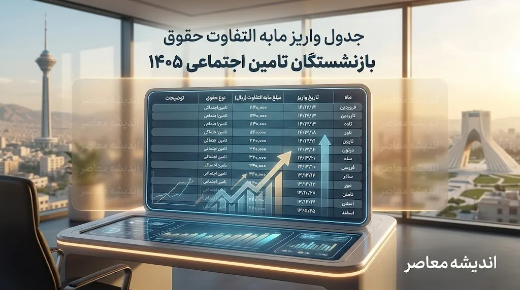 جدول واریز مابه‌التفاوت حقوق بازنشستگان تامین اجتماعی ۱۴۰۵؛ هنوز زمان قطعی اعلام نشده، وعده پرداخت از ۱۰ شهریور