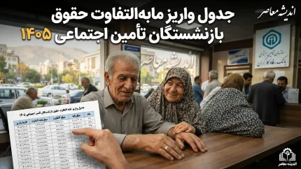 جدول واریز مابه التفاوت حقوق بازنشستگان تامین اجتماعی ۱۴۰۵؛ آخرین اخبار از زمان پرداخت معوقات