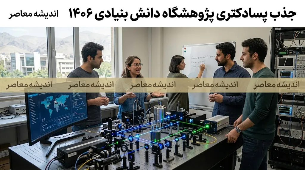 فراخوان جذب پسادکتری پژوهشگاه‌های دانش‌بنیان و دانشگاه‌های برتر در سال ۱۴۰۶؛ شرایط، مزایا و نحوه ثبت‌نام