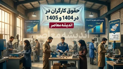 بخشنامه حقوق کارگران ۱۴۰۵ ابلاغ شد؛ افزایش ۶۰ درصدی حداقل دستمزد و جدول کامل دریافتی ماهانه