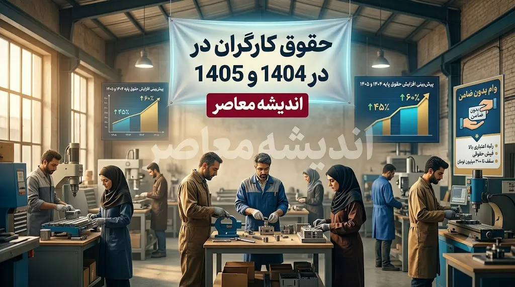 بخشنامه حقوق کارگران ۱۴۰۵ ابلاغ شد؛ افزایش ۶۰ درصدی حداقل دستمزد و جدول کامل دریافتی ماهانه