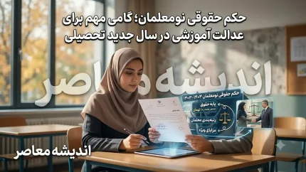 حکم حقوقی نومعلمان در سال تحصیلی ۱۴۰۵-۱۴۰۶؛ حقوق معلمان جدید چقدر است و حکم چه زمانی صادر می‌شود؟