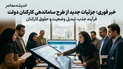 خبر فوری از ساماندهی کارکنان دولت در ۱۶ مرداد ۱۴۰۵؛ اجرای مصوبه از همین ماه آغاز شد، اما تبدیل وضعیت منوط به قانون و آزمون است