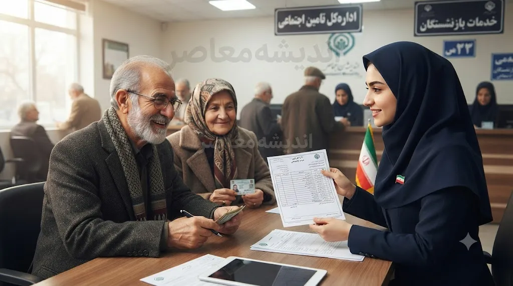دریافت فیش حقوقی بازنشستگان تامین اجتماعی | راهنمای کامل دریافت فیش حقوقی بازنشستگان تامین اجتماعی با کد ملی
