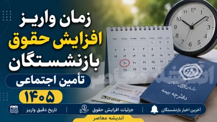 جدول افزایش حقوق بازنشستگان تامین اجتماعی در سال ۱۴۰۵ اعلام شد + جزئیات کامل افزایش ۵۰ درصدی و تکمیل متناسب سازی