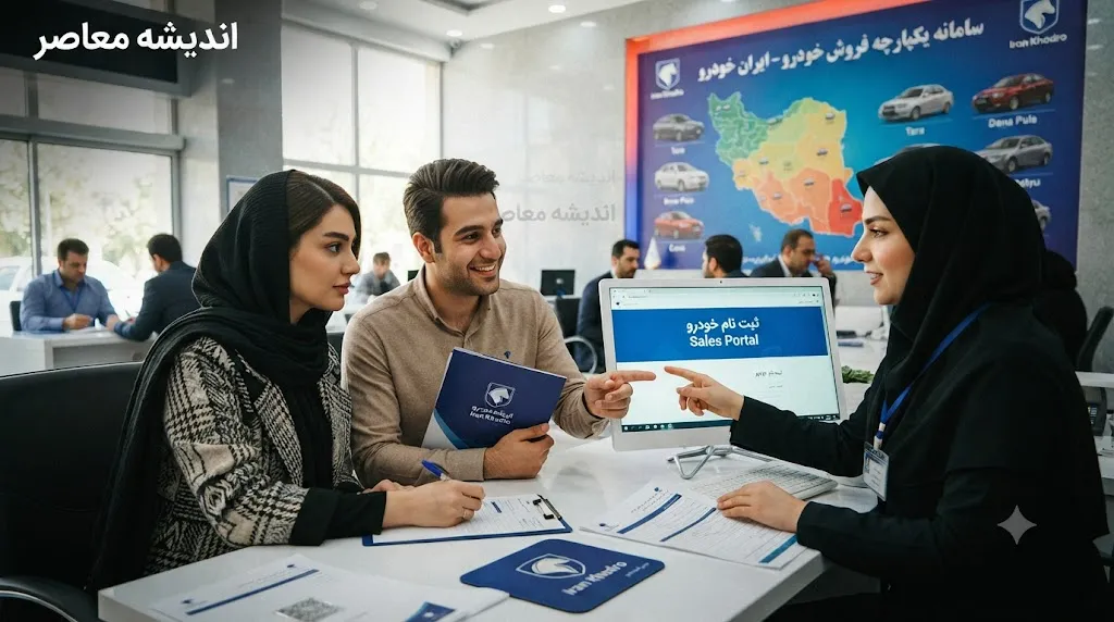 ثبت نام ایران خودرو از طریق سامانه esale.ikco.ir؛ شرایط عمومی، بدون واریز وجه اولیه، فروش فوری و پیش‌فروش