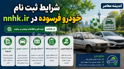 سامانه nnhk.ir چیست؟ | ثبت نام خودروهای فرسوده ۱۴۰۵، ورود، پیگیری و شرایط طرح جایگزینی