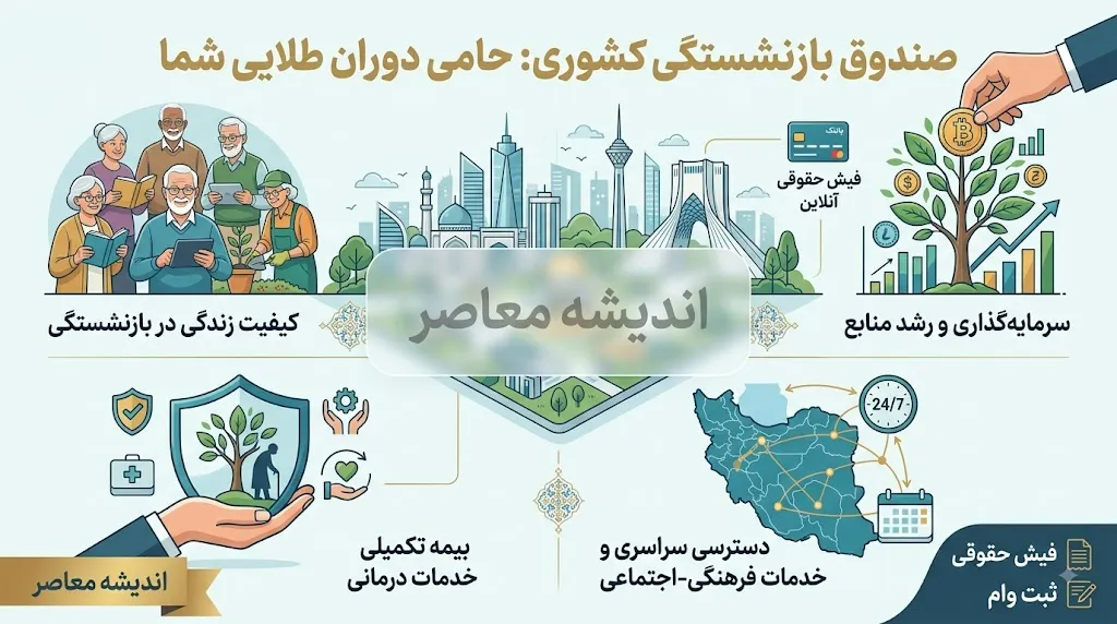 صندوق بازنشستگی کشوری ۱۴۰۵؛ آخرین خبر حقوق، فیش حقوقی، احکام، وام و بیمه تکمیلی بازنشستگان