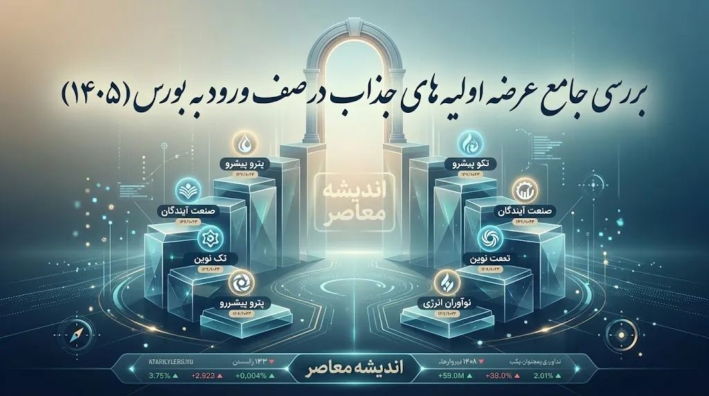 عرضه اولیه های ۱۴۰۵ در صف؛ اسامی ۱۲ شرکت بورسی و ۴۵ شرکت فرابورسی اعلام شد | کدام نمادها آماده ورود به بورس هستند؟