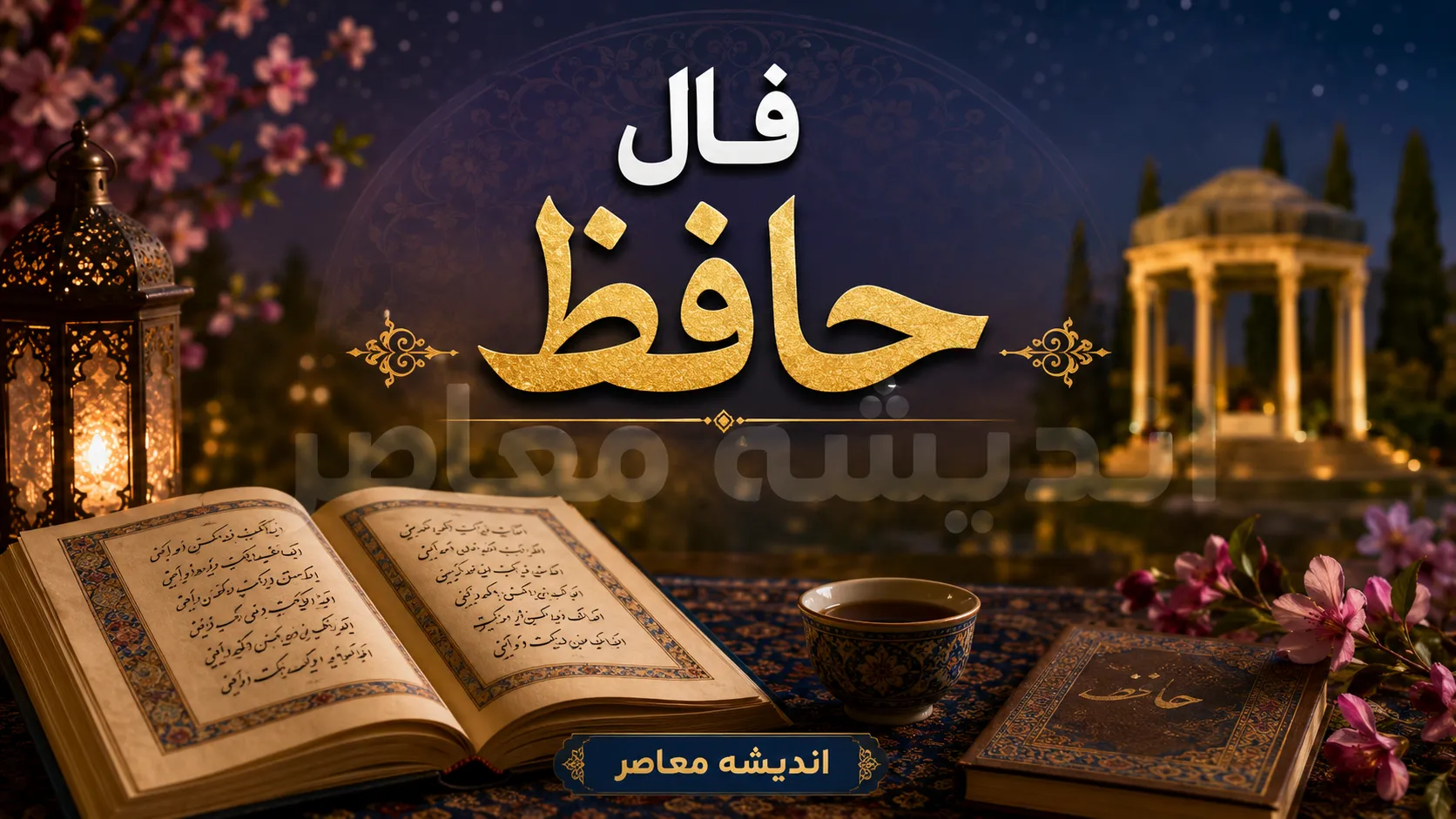 فال حافظ فردا پنجشنبه ۱۵ مرداد ۱۴۰۵؛ غزل و تعبیر روزانه متولدین همه ماه‌ها