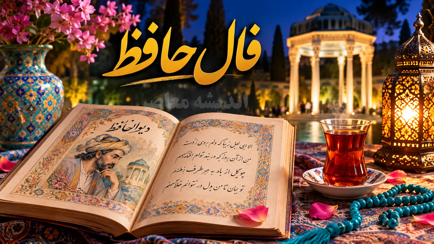 فال حافظ فردا یکشنبه ۱۱ مرداد ۱۴۰۵؛ پیام غزل برای متولدین تمام ماه‌ها + تفسیر کامل ابیات