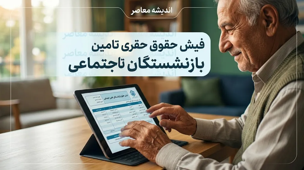 دریافت فیش حقوقی بازنشستگان تأمین اجتماعی؛ راهنمای کامل از ۳ روش اصلی تا نکات کلیدی