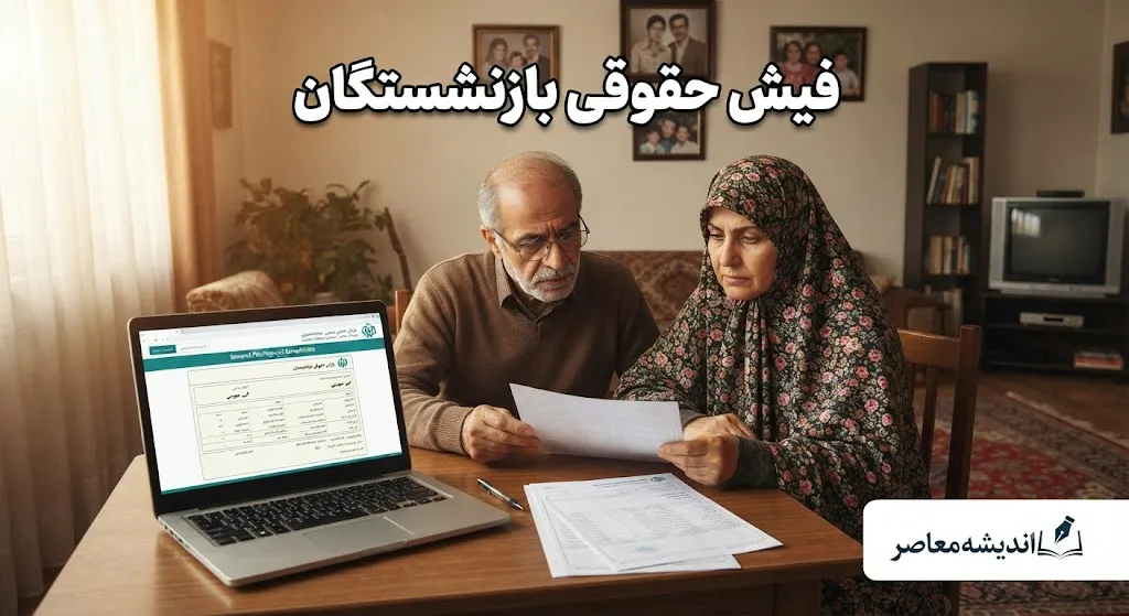 فیش حقوقی بازنشستگان تیر ۱۴۰۵ بارگذاری شد + آموزش کامل دریافت با کد ملی و شماره دفتر کل