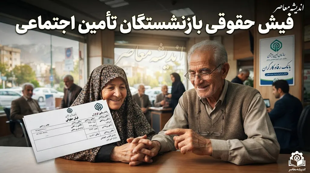 فیش حقوقی بازنشستگان تامین اجتماعی صادر شد + آموزش گام به گام دریافت آنلاین