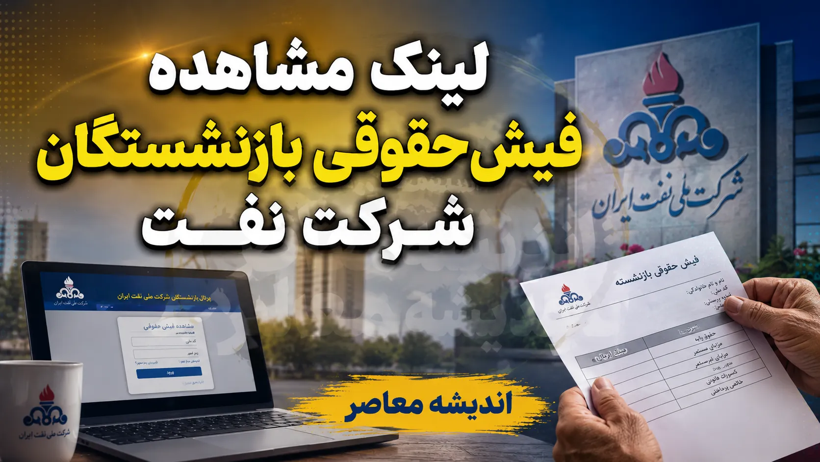 مشاهده فیش حقوقی بازنشستگان شرکت نفت ۱۴۰۵ | لینک ورود به سامانه سما نفت و دریافت فیش حقوقی
