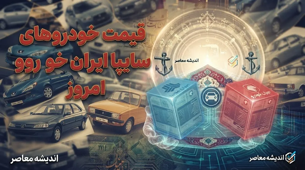 قیمت خودرو ایران خودرو و سایپا امروز دوشنبه ۲ شهریور ۱۴۰۵ | جدول جدید قیمت بازار