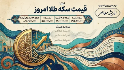 قیمت امروز طلا و سکه سه شنبه ۲۷ مرداد ۱۴۰۵ | طلای ۱۸ عیار چند شد؟ سکه امامی به ۱۸۹ میلیون و ۵۰۰ هزار تومان رسید