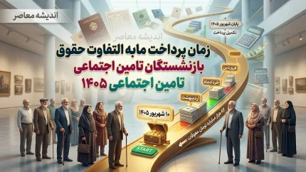 مابه التفاوت حقوق بازنشستگان تامین اجتماعی کی پرداخت میشود؟ | خبر مهم از زمان واریز معوقات فروردین و اردیبهشت ۱۴۰۵