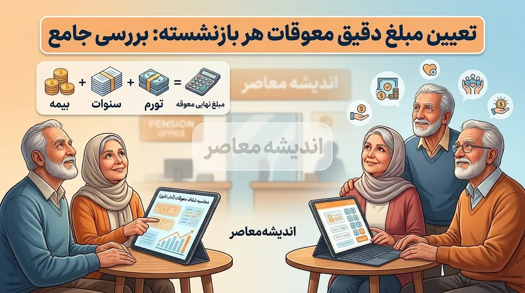 مبلغ دقیق معوقه هر بازنشسته چقدر است؟ | جدول محاسبه مابه التفاوت حقوق بازنشستگان ۱۴۰۵