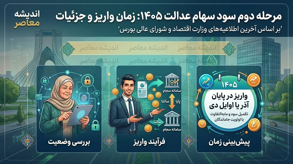 زمان واریز مرحله دوم سود سهام عدالت در سال ۱۴۰۵؛ «تا قبل از ماه رمضان» وعده داده شد، اما تاریخ رسمی اعلام نشد