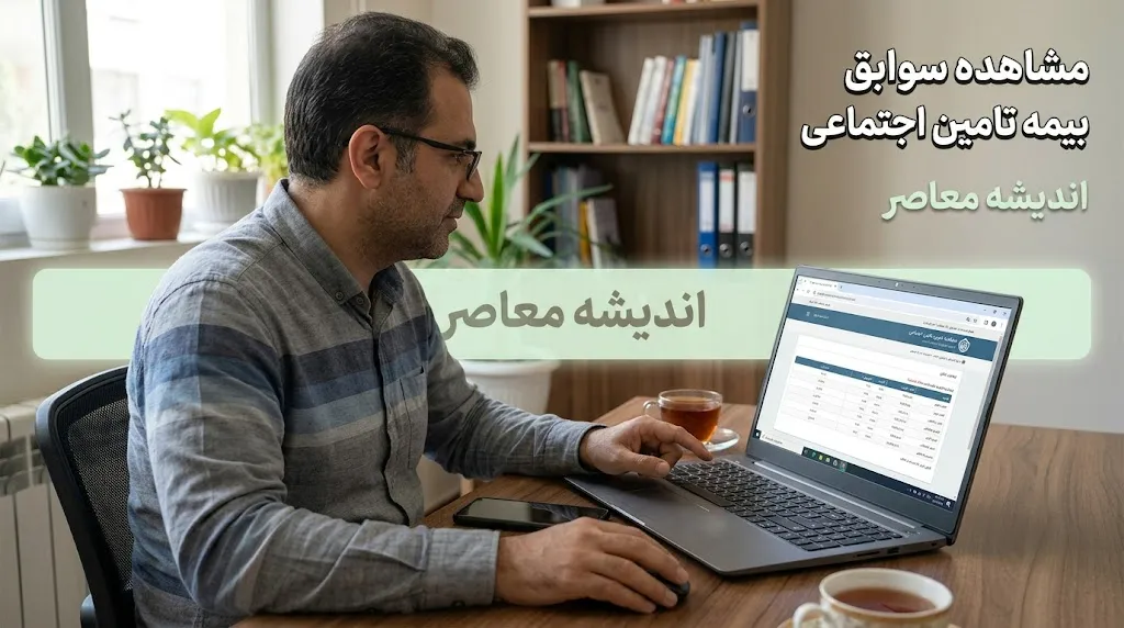 مشاهده سوابق بیمه تامین اجتماعی ۱۴۰۵؛ راهنمای ورود به سامانه، استعلام سابقه بیمه با کد ملی و اعتراض به سوابق