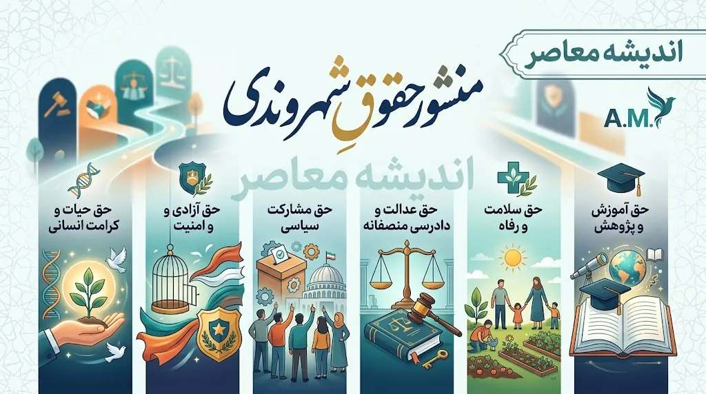 منشور حقوق شهروندی چیست؟ متن کامل منشور حقوق شهروندی + مهم ترین حقوق مردم و ۱۲۰ ماده آن