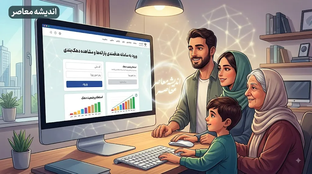 ورود به سامانه هدفمندی یارانه ها دهک بندی | لینک مستقیم سامانه حمایت و استعلام دهک یارانه با کد ملی