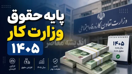 حداقل حقوق ۱۴۰۵؛ از ۲۱.۸ میلیون برای کارگران تا ۱۸.۶ میلیون برای کارمندان دولت + جدول کامل