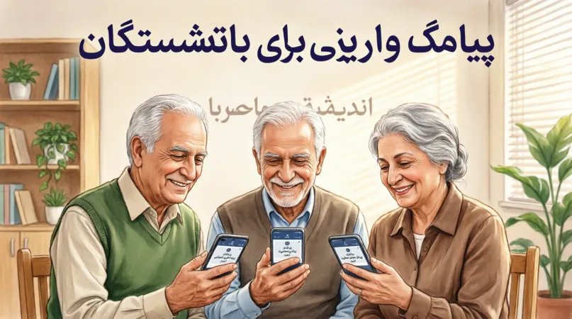 پیامک واریزی برای بازنشستگان دل بازنشسته‌ها را شاد کرد + جدول زمان‌بندی واریز حقوق مردادماه بازنشستگان