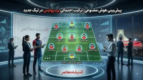 ترکیب احتمالی پرسپولیس در لیگ جدید؛ پیش بینی هوش مصنوعی از چیدمان سرخپوشان