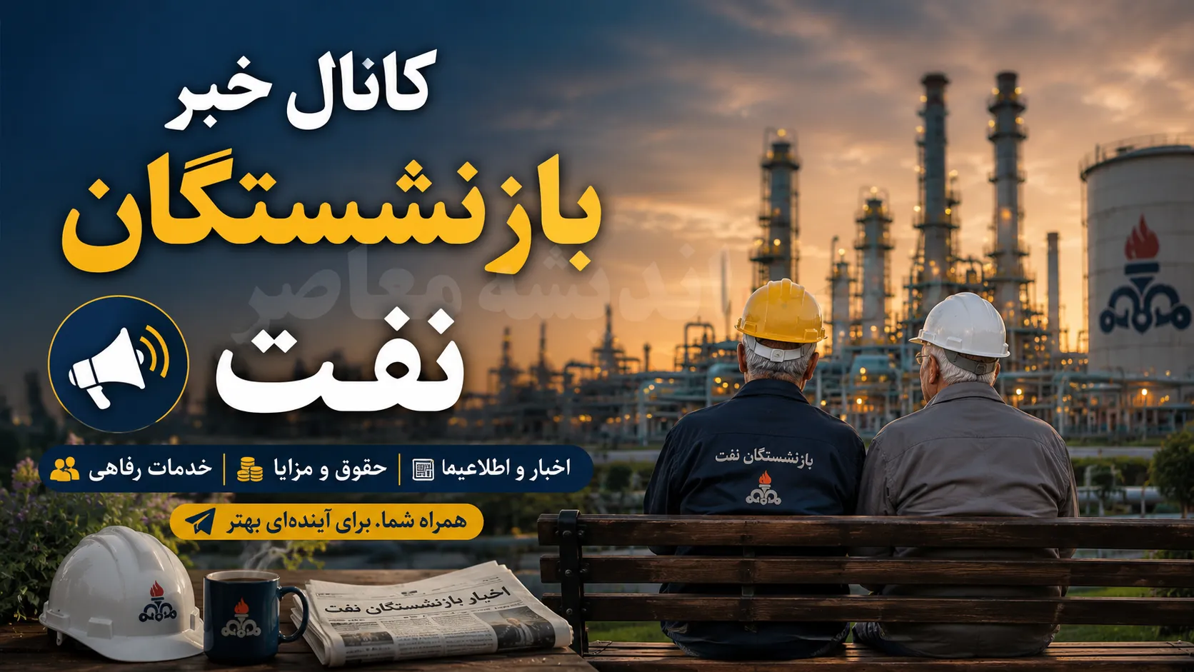 کانال خبر بازنشستگان نفت؛ معرفی ۴ بستر اصلی اطلاع‌رسانی + جدیدترین خبرها و خدمات رفاهی