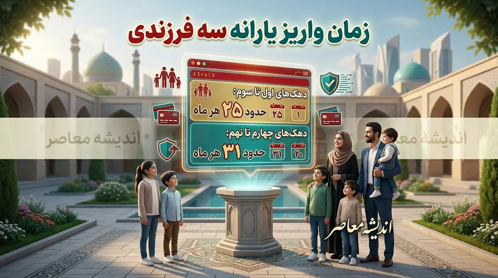 یارانه سه فرزندی کی واریز میشود؟ آغاز تدریجی از دهک اول تا پایان تابستان ۱۴۰۵